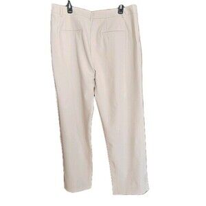NiMin Women XL Khaki Tan High Waist Wide Leg Trouser Pants Office Work NWT